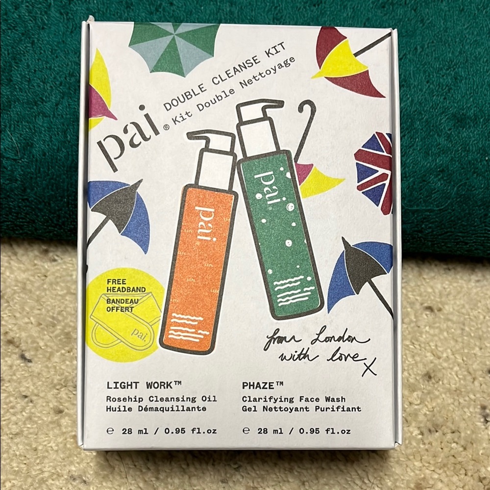 NWT Pai Double Cleanse Kit with Light Work Cleansing Oil and Phaze Face Wash